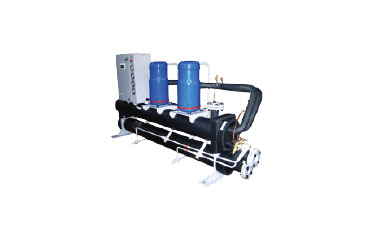 Vortex type water/ground source heat pump unit