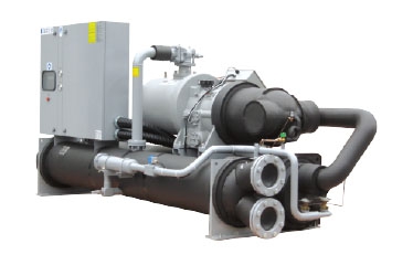 Ultra high temperature screw water/ground source heat pump